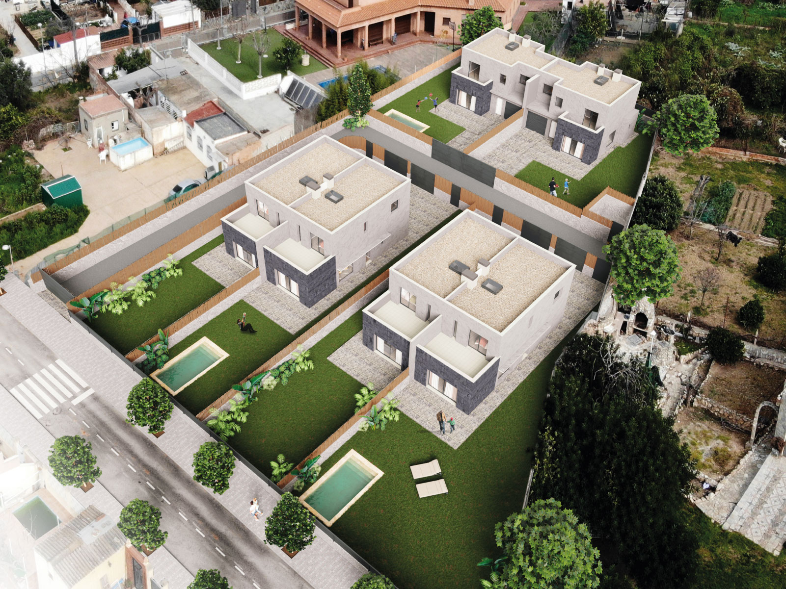 Imagen de la promoción de casas FES Vilanova